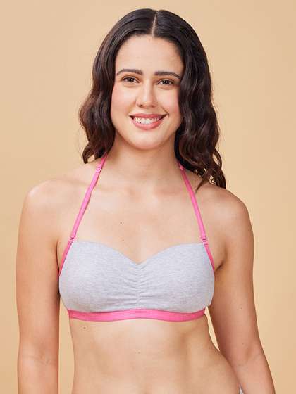 Enamor Padded
                        Non-Wired Medium Coverage Seamless Cups and
                        Removable Straps T-Shirt Bra