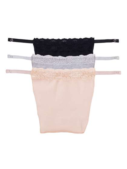 Finesse Miracle Cami
                        Pack Of 3 Clip On Mock Camisoles