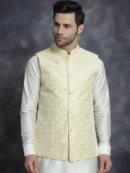 Anouk Embroidered Nehru Jacket