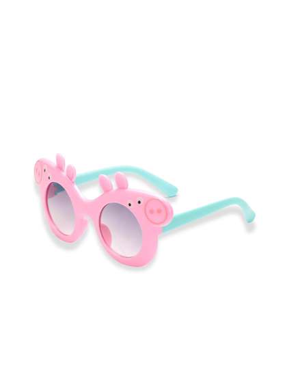 SYGA Kids Cateye
                    Sunglasses with UV Protected
                    Lens-Goggles-PigStyle-Pink