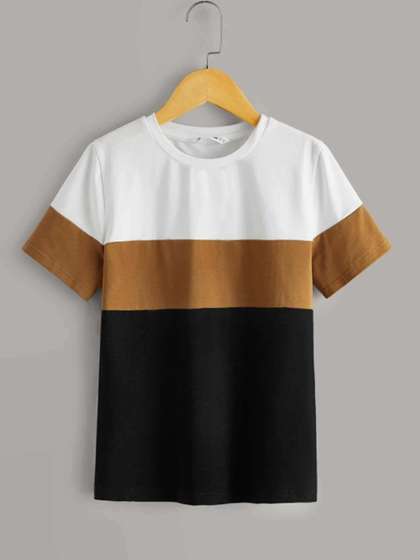 BAESD Boys Colourblocked Extended Sleeves T-shirt
