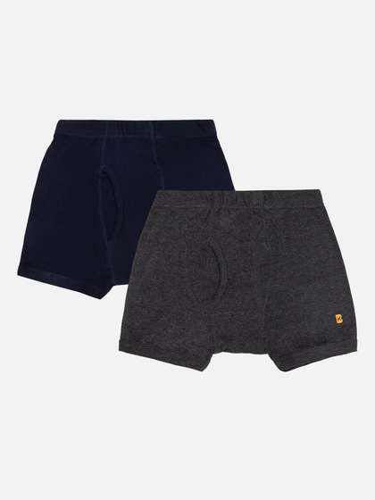 Bodycare Boys Pack Of
                      2 Mid-Rise Trunks KGA2067NVAM-PK001