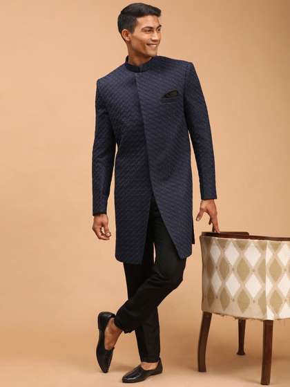 VASTRAMAY
                        Self-Design Sherwani Set