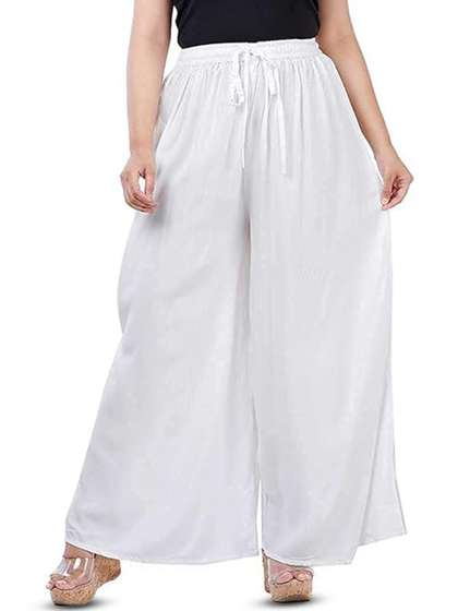 CHANDERKASH Women Wide Leg Palazzos