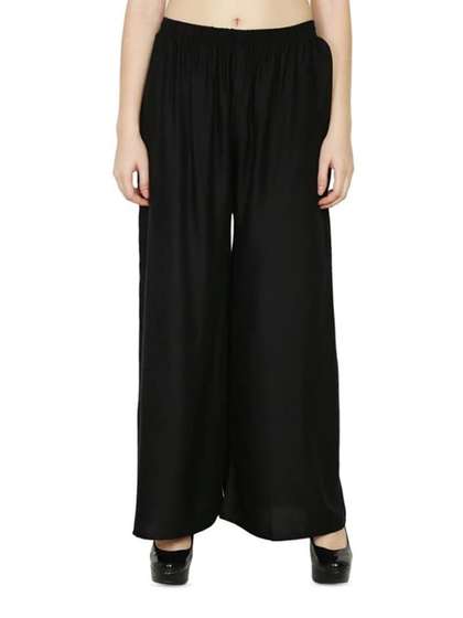 CHANDERKASH Women Wide Leg Palazzos