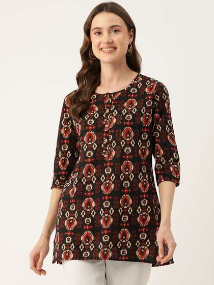 FERANOID Printed Pure Cotton Kurti