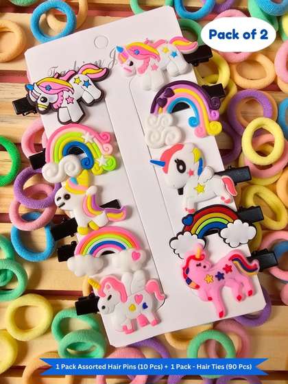 BAESD Girls Set of 100
                    Hair Accessory Set