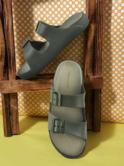 Red Tape Men Open Toe Sliders