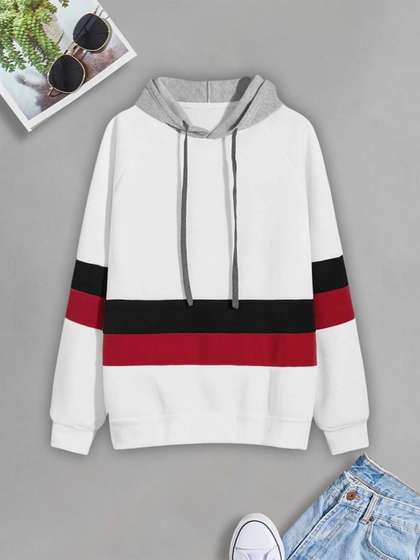 BAESD Boys Colourblocked Hooded Cotton T-shirt