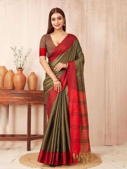 Silk Land Woven Design Banarasi Saree