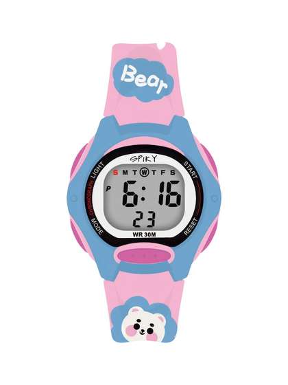 Spiky Kids Printed Dial
                    & Silicon Straps Digital Automatic Watch
                    SPKEVA18_C2_PNK