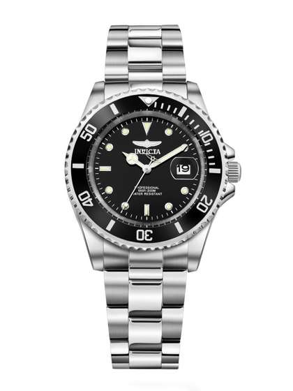 Invicta Men Pro Diver
                    200 M Quartz Black Dial Analog Watch - 26970