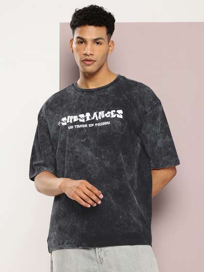 Kook N Keech Men Printed Oversized T-shirt