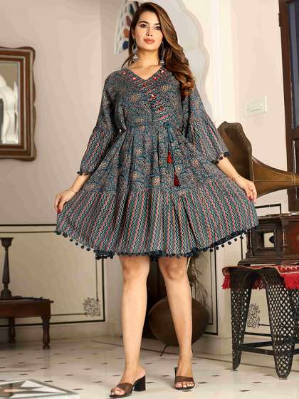 DARVIKAA COLLECTION Printed Ethnic Tunic
