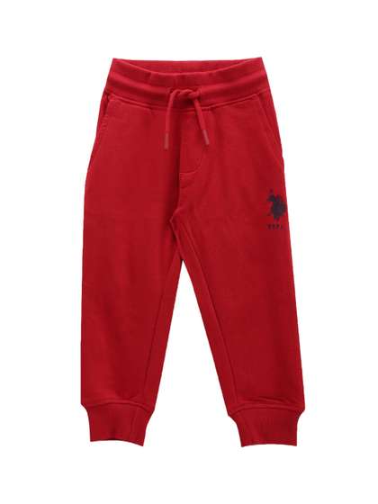 U.S. Polo Assn. Kids
                      Boys Pure Cotton Joggers Track Pants