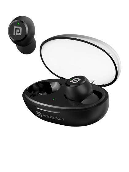 Portronics Harmonics
                        Twins S13 In Ear True Wireless Earbuds with Mic
                        & 24H Playtime