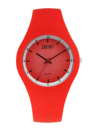 Zoop Pop Integrated
                    Quartz Analog With Red Dial Watch For Kids -
                    26031pp04w