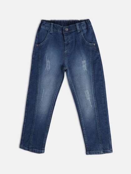 MINI KLUB Boys Mildly
                    Distressed Light Fade Jeans
