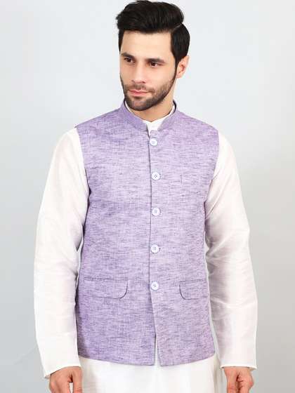 Wintage Woven Modi Nehru Jacket