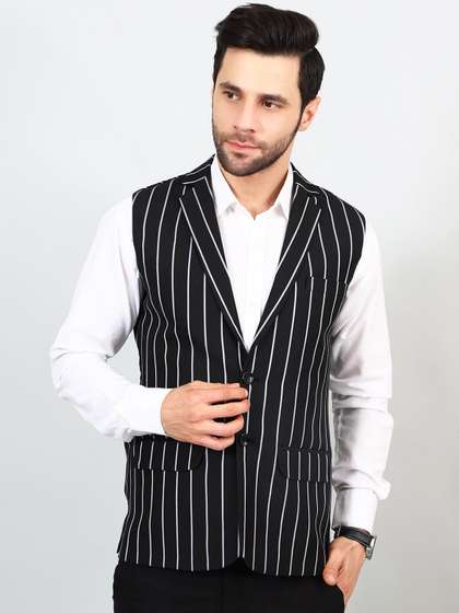 Wintage Striped Modi Nehru Jackets