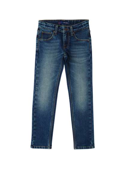 Pepe Jeans Boys Slim Fit
                    Heavy Fade Stretchable Jeans