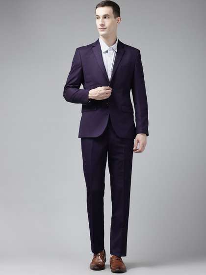 Park Avenue Notched
                        Lapel Collar Slim Fit 2 Piece Formal Suit