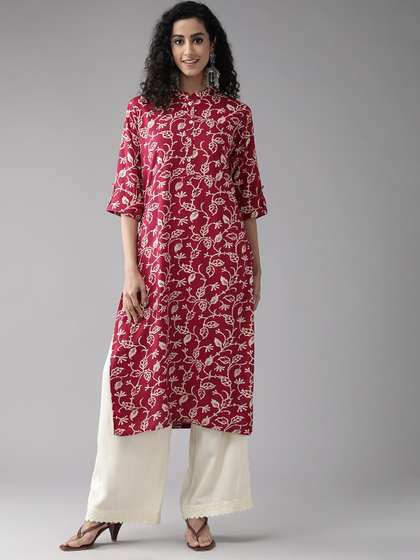 Cayman Women Floral Printed Kurta