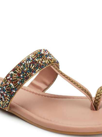 Anouk Embellished One Toe Flats