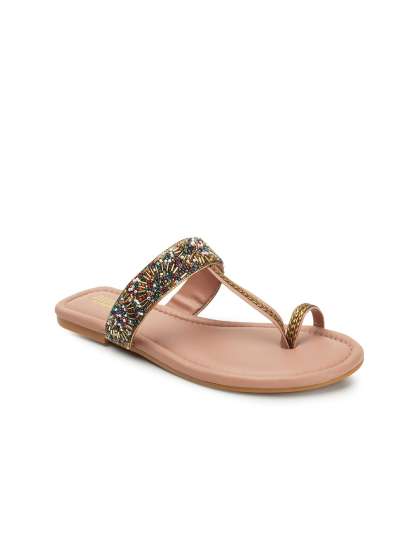 Anouk Embellished One Toe Flats