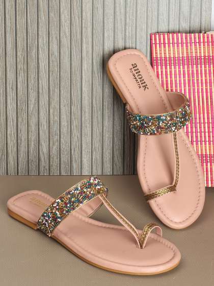 Anouk Embellished One Toe Flats