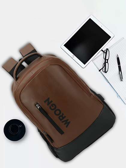 WROGN X fwd Unisex
                        Typography Printed Anti-Theft Backpack 30 L