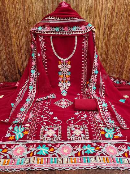 KALINI Unstitched Dress Material