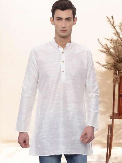 TATTVA Band Collar Straight Kurta