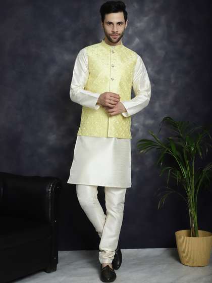 Jompers Embroidered Nehru Jackets