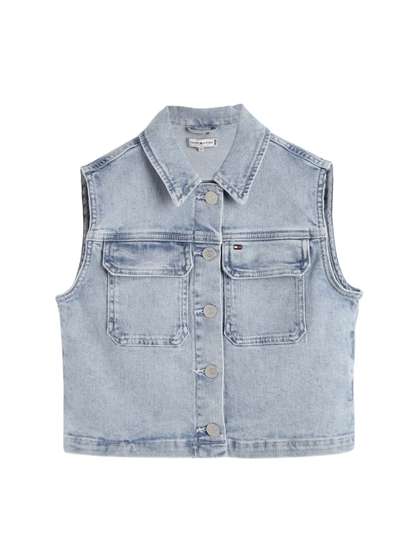 Tommy Hilfiger Girls Crop Denim Jacket