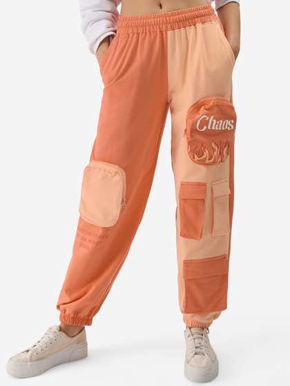 The Souled Store Women Cotton Cargo Joggers