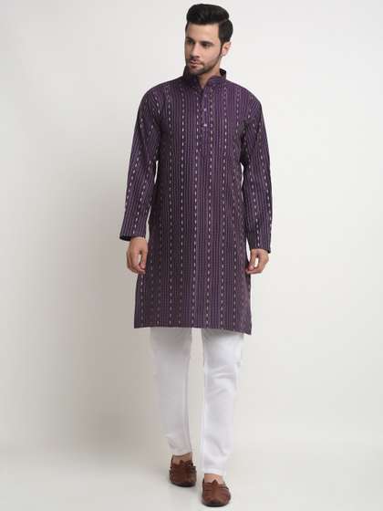 Arrabi Cotton Straight Kurta
