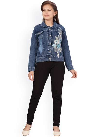 BAESD Girls Cotton Denim Jacket