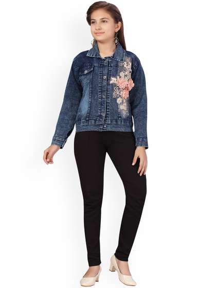 BAESD Girls Cotton Denim Jacket