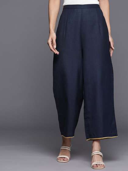 Anouk Women Wide
                            Leg Fit Cotton Ethnic Palazzo