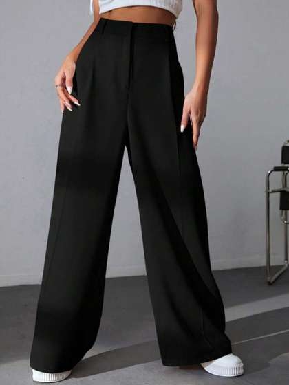 BROADSTAR Women
                        Pleated Korean Pants