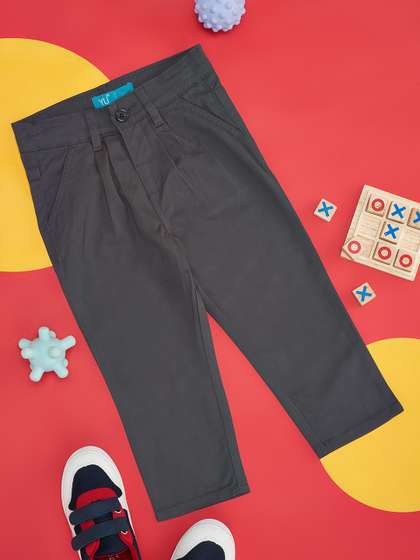 YU by Pantaloons Boys
                    Mid-Rise Trousers