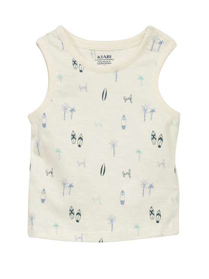 KIABI Boys Conversational Printed Cotton T-shirt