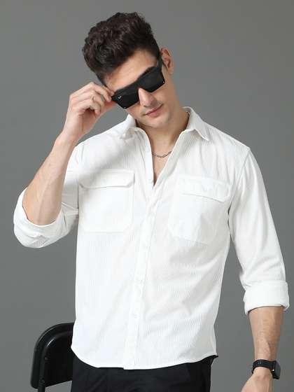 HERE&NOW Men
                        Opaque Casual Shirt