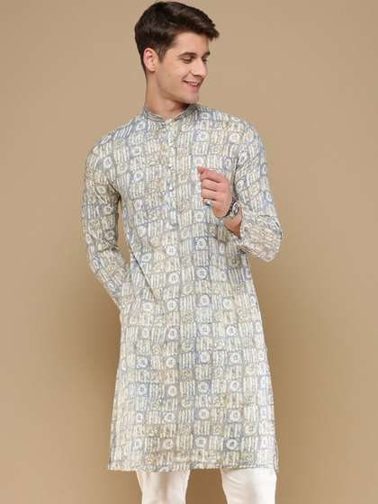 Sanwara Men Yoke Design Kurta