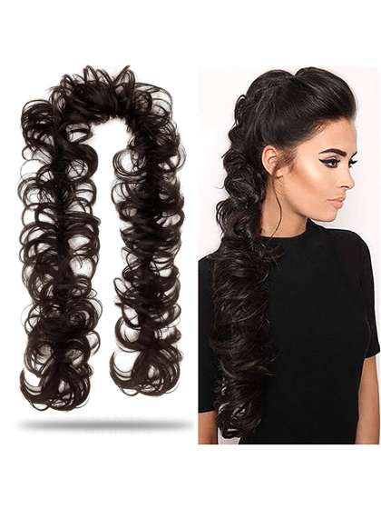 BAESD Girls Messy Frill
                    Hair Extensions For Ponytail