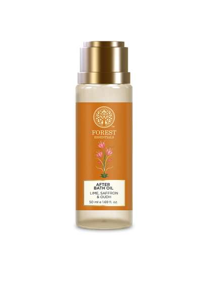 Forest Essentials
                          Lightweight Travel Size Lime Saffron &
                          Oudh After Bath Oil - 50ml