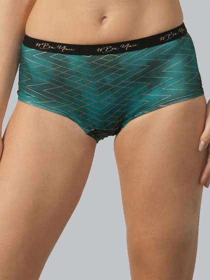 Soie Printed High
                        Rise Full Coverage Boy Shorts Briefs
