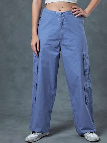 Bewakoof Cargo Parachute Pants