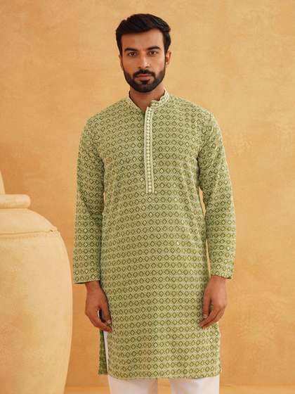 SOJANYA Pure Cotton Straight Kurta
